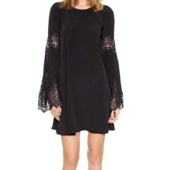 NWT For Love and Lemons Festival Dress Black Size M - Picture 10 of 12
